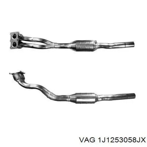 Конвертор-каталізатор (каталітичний нейтралізатор) VAG 1J1253058JX ціна, від 214.48 USD