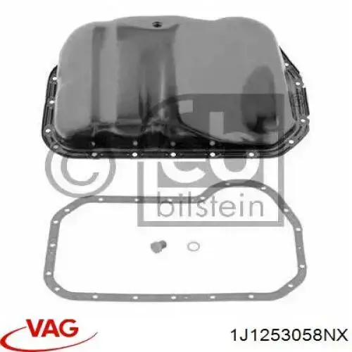 Купити 1J1253058NX VAG Труба приймальна (штани) глушника, передня