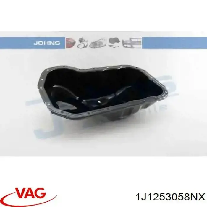 Труба приймальна (штани) глушника, передня 1J1253058NX VAG