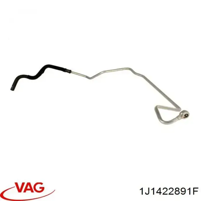 1J1422891F VAG Шланг ГПК, низького тиску, від рейки/механізму до бачка