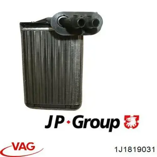 Радіатор пічки (обігрівача) VAG 1J1819031 ціна, від 14.55 USD