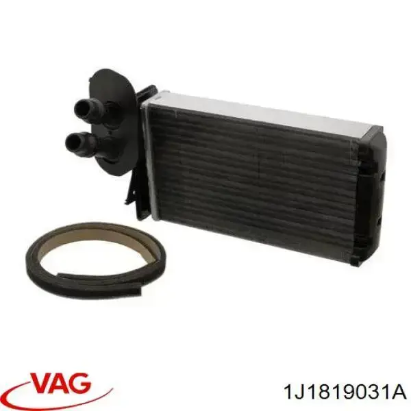 1J1819031A VAG радіатор пічки (обігрівача)