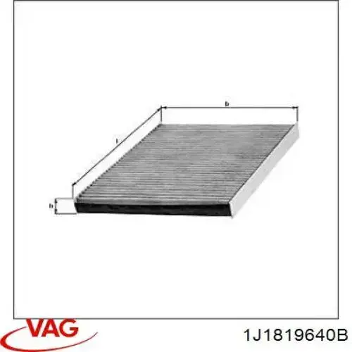 Фільтр салону 1J1819640B VAG