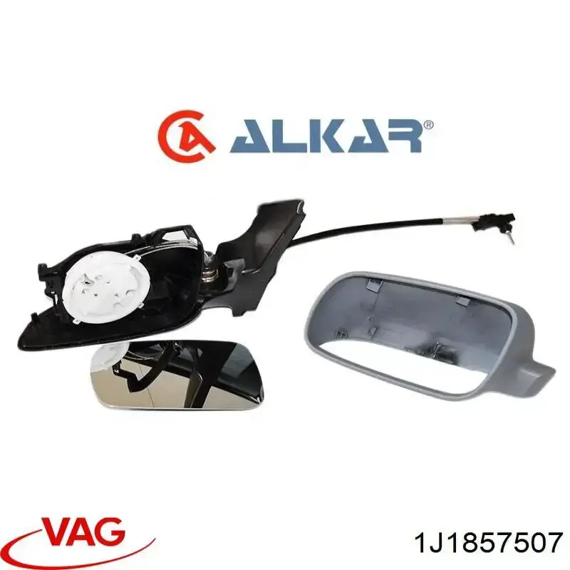 Ліве бічне дзеркало VAG 1J1857507 ціна, від 30.01 USD
