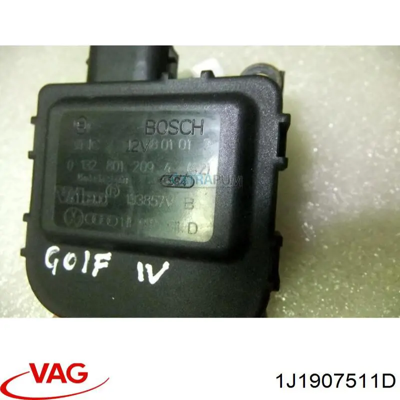 1J1907511D VAG Мотор заслінки печі