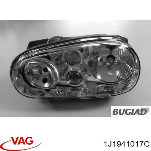 Фара дальнього світла в зборі VAG 1J1941017C ціна, від 70.54 USD