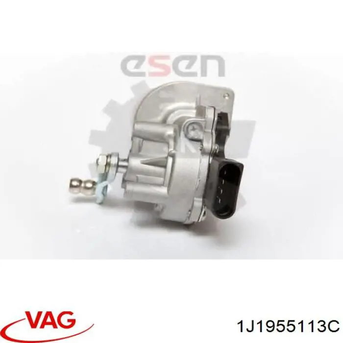 Двигун склоочисника лобового скла (трапеції) 1J1955113C VAG