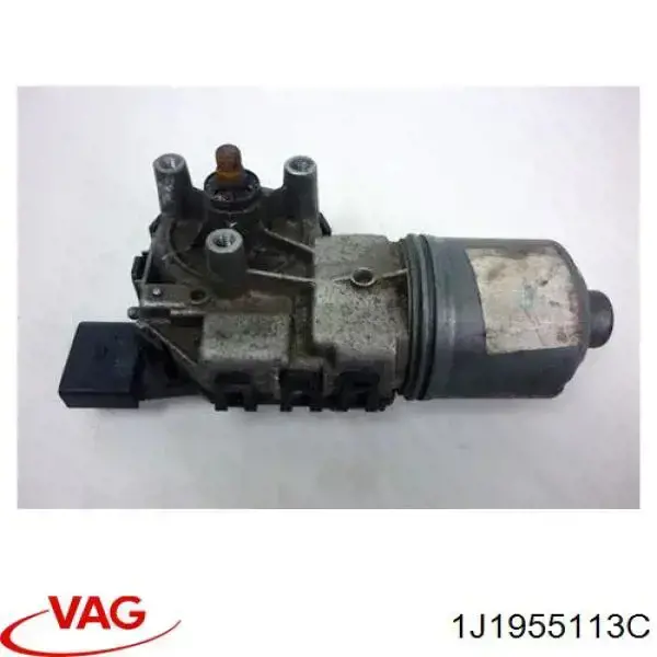 Двигун склоочисника лобового скла (трапеції) 1J1955113C VAG