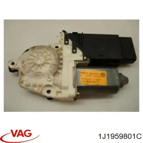 Купити 1J1959801C VAG Двигун склопідіймача двері передньої, лівої