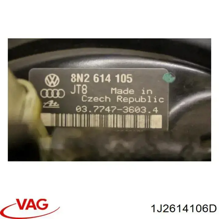 Вакуумника VAG 1J2614106B ціна, від 711.02 USD