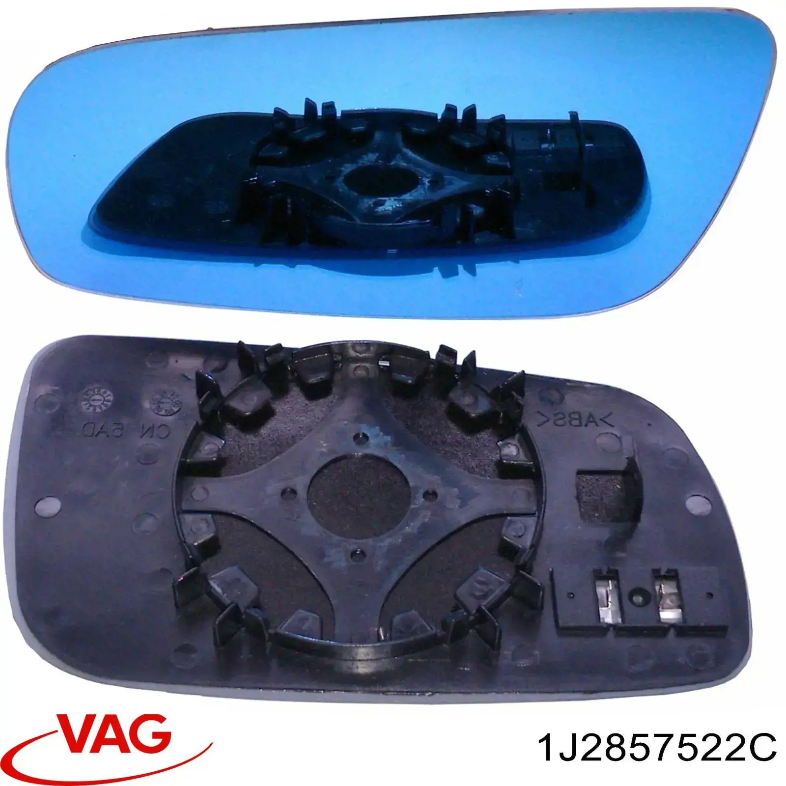 1J2857522C VAG Дзеркальний елемент правий