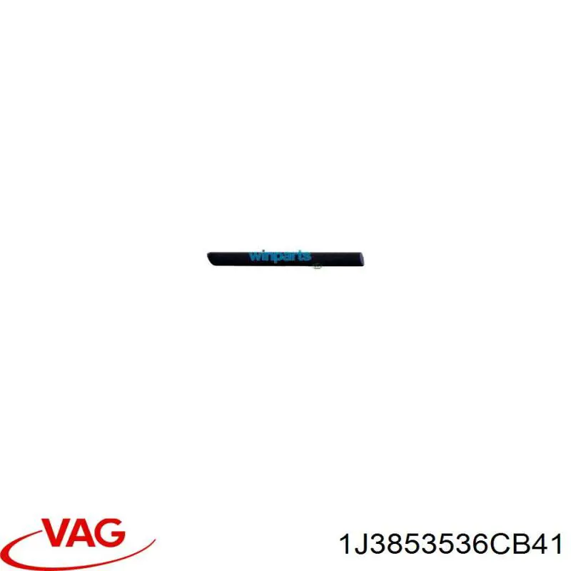 1J3853536CB41 VAG Молдинг заднього правого крила