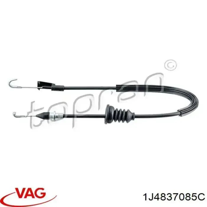 Трос/тяга відкривання замка дверей передніх VAG 1J4837085E ціна, від 9.97 USD