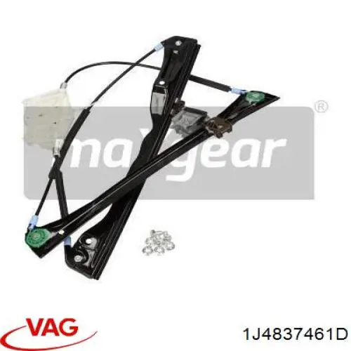 Склопідйомник передньої лівої двері 1J4837461D VAG