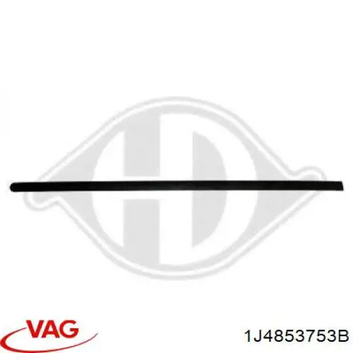 Купити 1J4853753B VAG Молдинг задніх лівих дверей