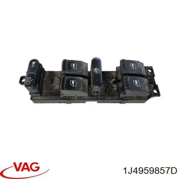 1J4959857D VAG кнопковий блок керування склопідіймачами передній лівий
