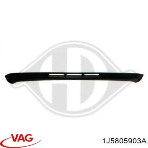 Купити 1J5805903A VAG Захисна губа бампера переднього