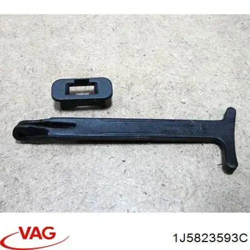 Купити 1J5823593C VAG Скло-кватирка двері, задньої, лівої