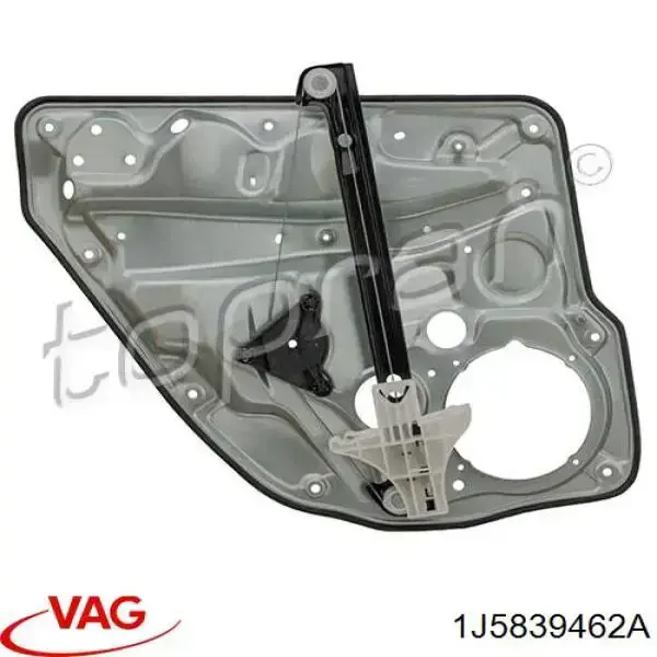 Купити 1J5839462A VAG Механізм склопідіймача двері задньої, правої