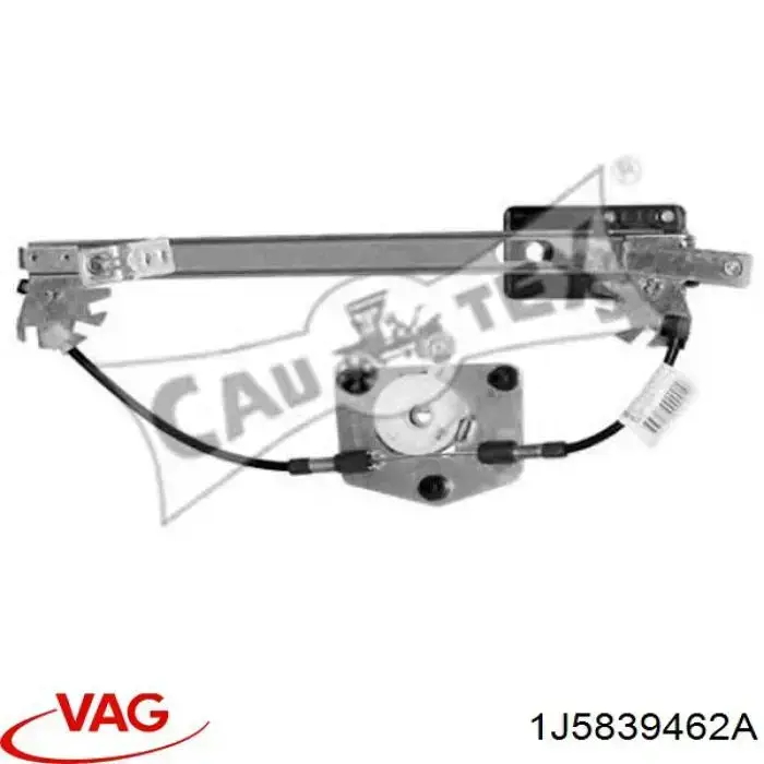 Механізм склопідйомника двері задньої, правої VAG 1J5839462A ціна, від 21.32 USD