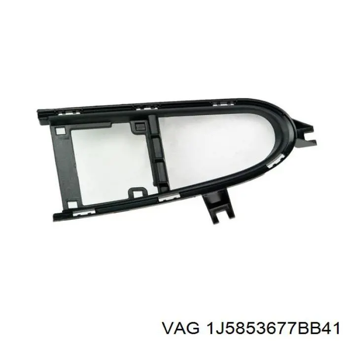 Решітка переднього бампера, центральна 1J5853677BB41 VAG
