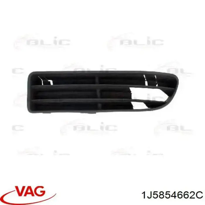 Купити 1J5854662C VAG Решітка переднього бампера, права