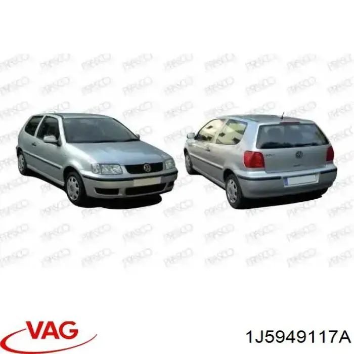 Купити 1J5949117A VAG Повторювач повороту на крилі