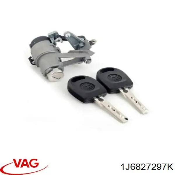 Лічинка замка багажника (двері 3/5-х задніх) VAG 1J6827297K ціна, від 11.39 USD