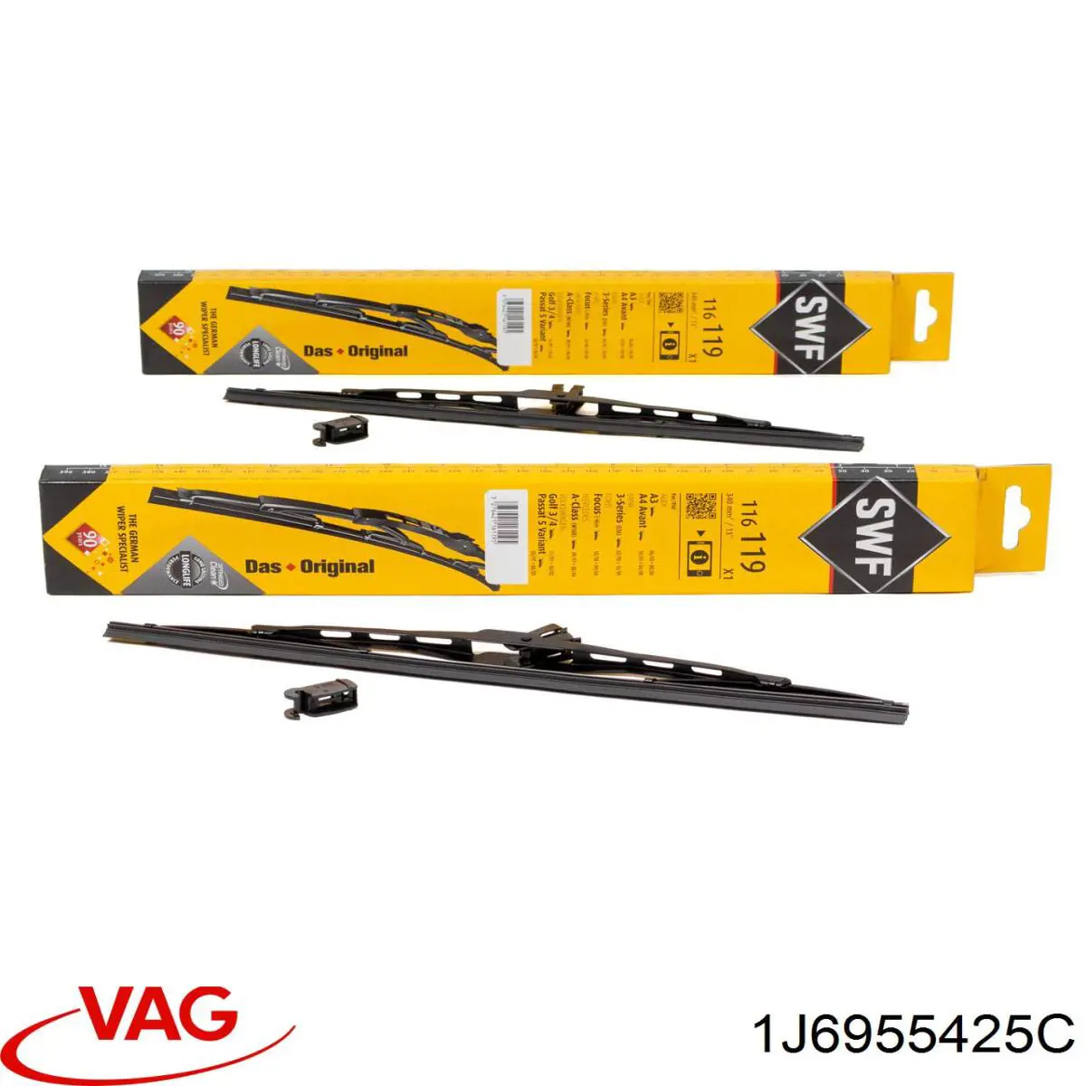 Купити 1J6955425C VAG Щітка-двірник лобового скла, водійська