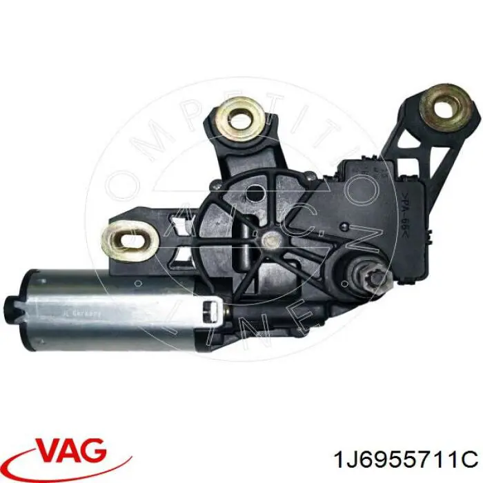 Моторчик заднього склоочисника 1J6955711C VAG