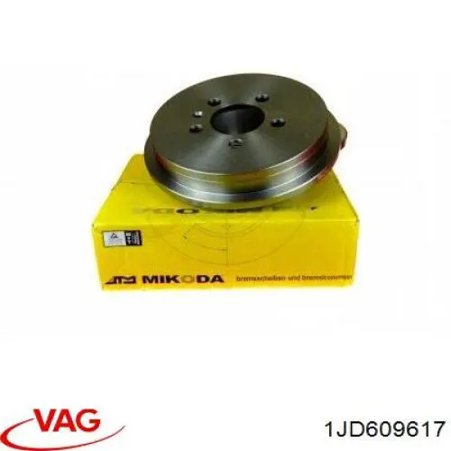 Барабан гальмівний задній VAG 1JD609617 ціна, від 37.19 USD