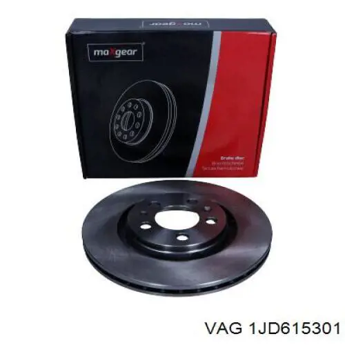 Диск гальмівний передній VAG 1JD615301