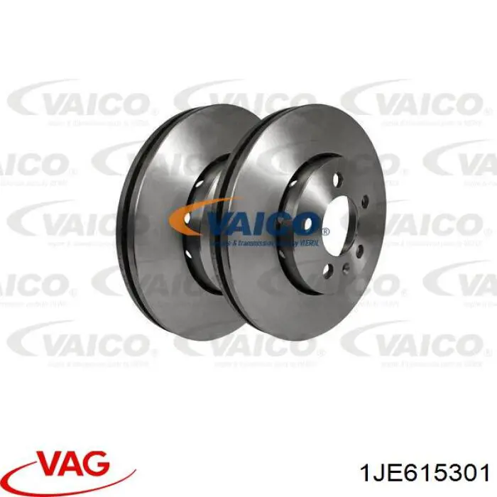 Диск гальмівний передній VAG 1JE615301