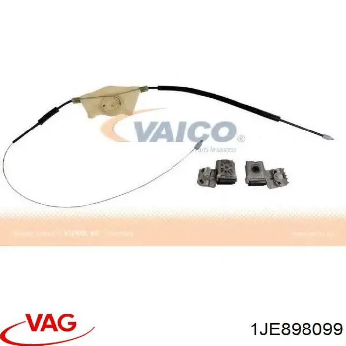 Купити 1JE898099 VAG Механізм стеклопідйомника водійських дверей