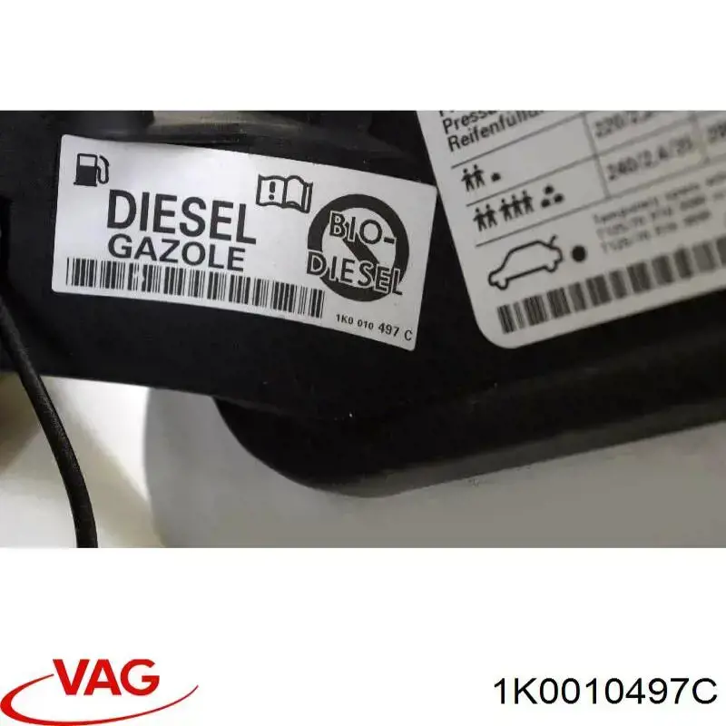  Лючок бензобака Volkswagen Passat 