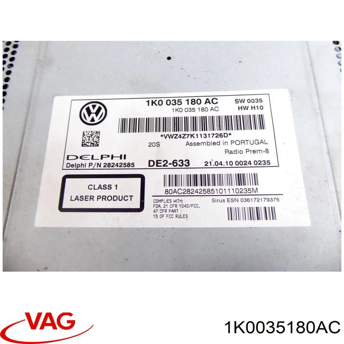  VAG 1K0035180AC ціна, від 126.98 USD