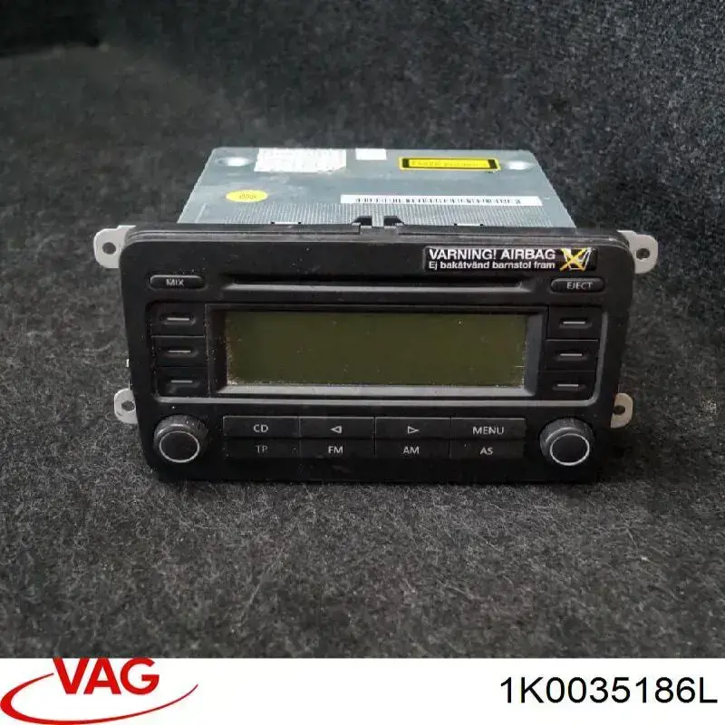 1K0035186L VAG Магнітола (радіо AM/FM)