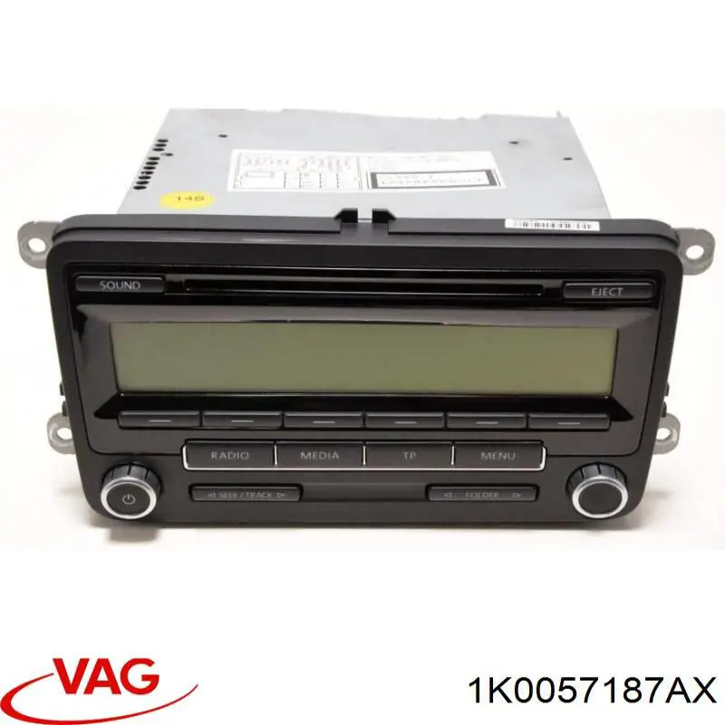 Магнітола (радіо AM/FM) VAG 1K0057187AX ціна, від 22.55 USD
