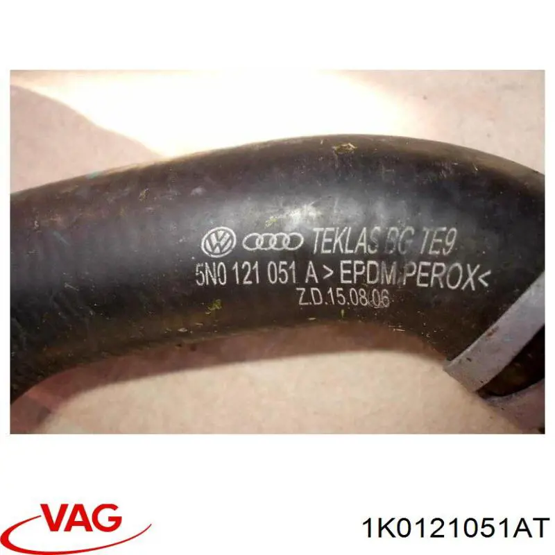 Шланг/патрубок системи охолодження VAG 1K0121051AT ціна, від 8.87 USD