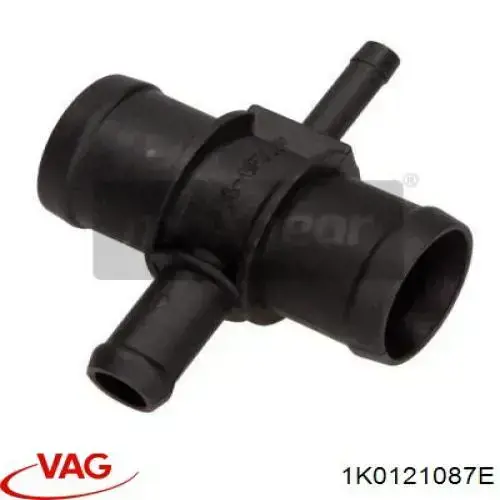 Фланець системи охолодження (трійник) VAG 1K0121087E ціна, від 15.72 USD