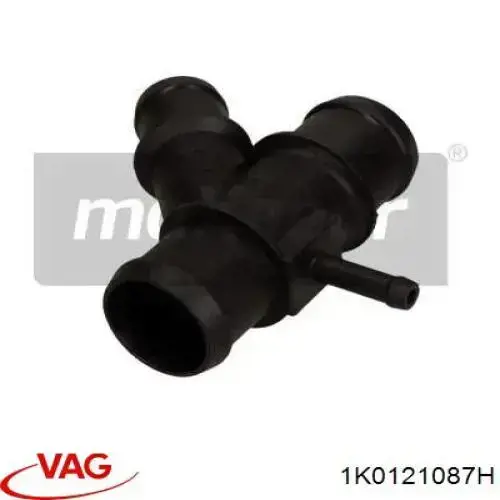 Фланець системи охолодження (трійник) VAG 1K0121087H ціна, від 8.98 USD