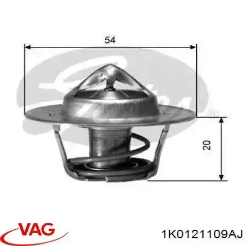  VAG 1K0121109AJ ціна, від 12.67 USD