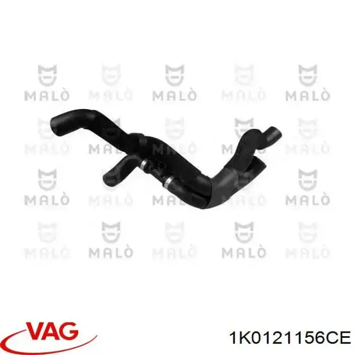 Купити 1K0121156CE VAG Шланг (патрубок) термостата