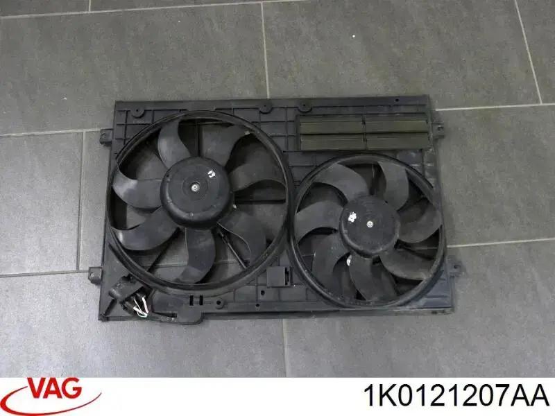 Дифузор (кожух) радіатора охолодження VAG 1K0121207AA ціна, від 15.40 USD
