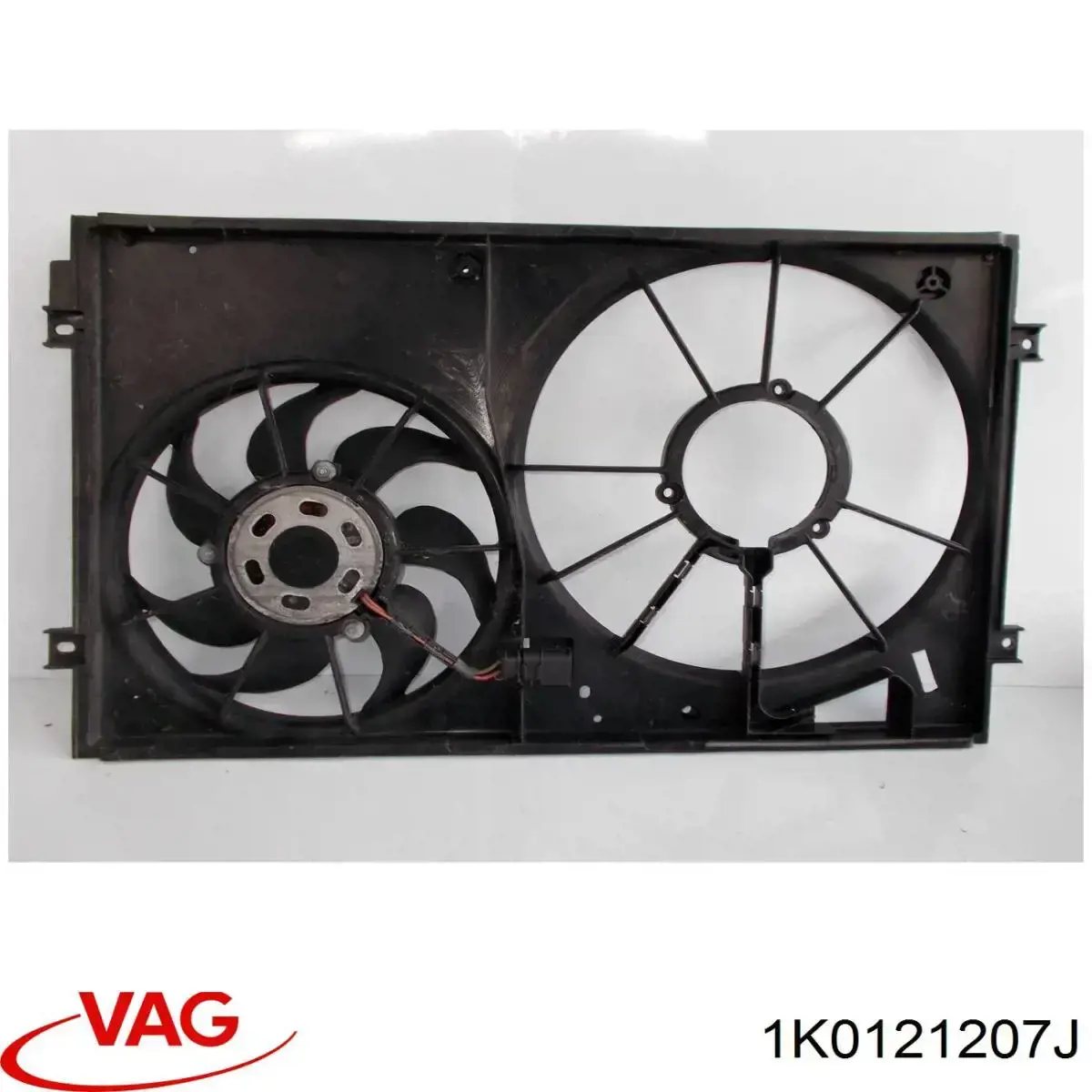 Дифузор (кожух) радіатора охолодження VAG 1K0121207J ціна, від 12.67 USD