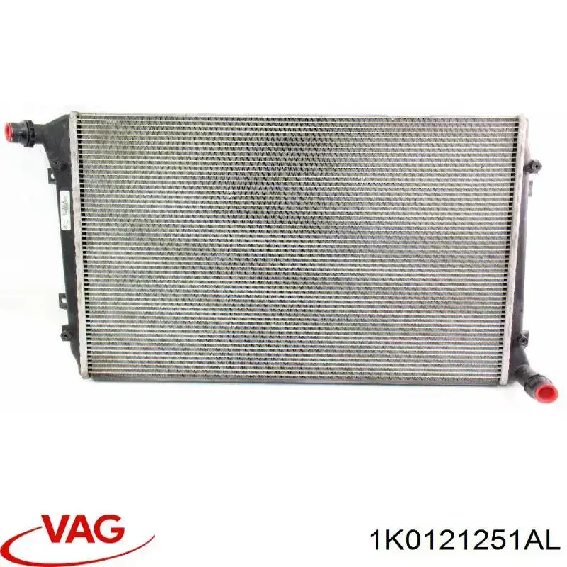 Купити 1K0121251AL VAG Радіатор двигуна