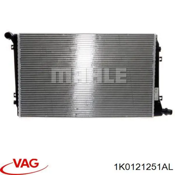 Радіатор основний VAG 1K0121251AL ціна, від 50.67 USD
