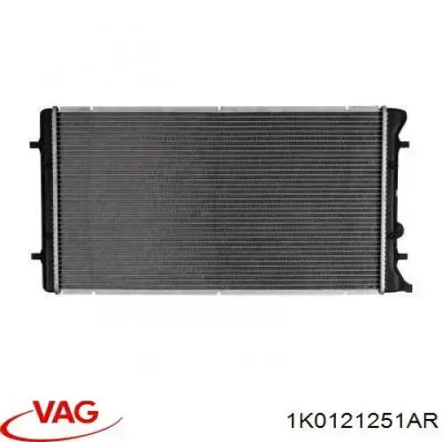 1K0121251AR VAG Радіатор охолодження двигуна
