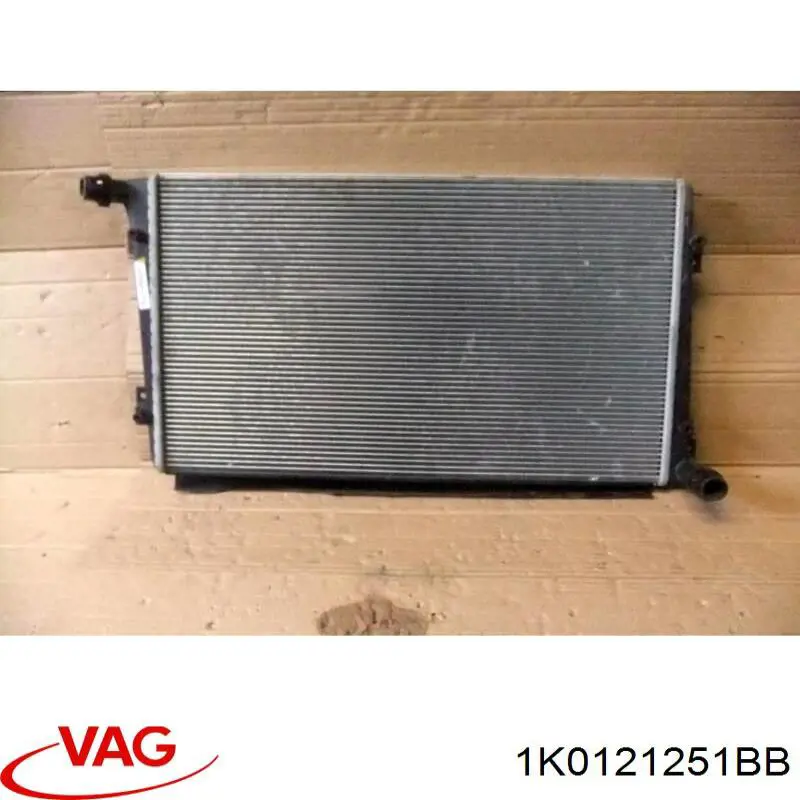 1K0121251BB VAG Радіатор охолодження двигуна