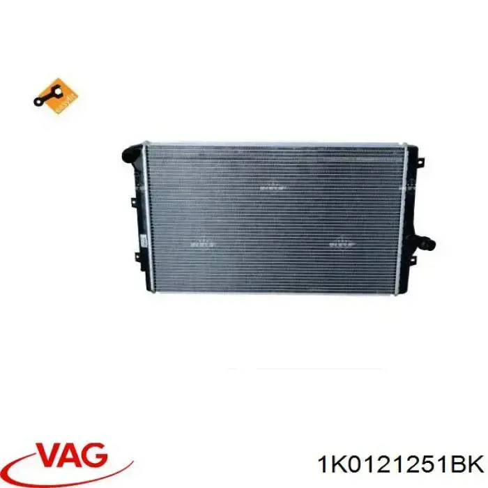 1K0121251BK VAG радіатор охолодження двигуна